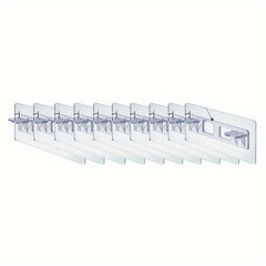 10pcs No Punch Bonded Laminate Holder No Hole Closet Divider