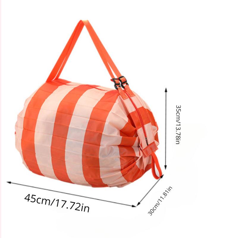 Foldable Waterproof Shopping Bags with Handles - Large Capacity Travel Duffel
