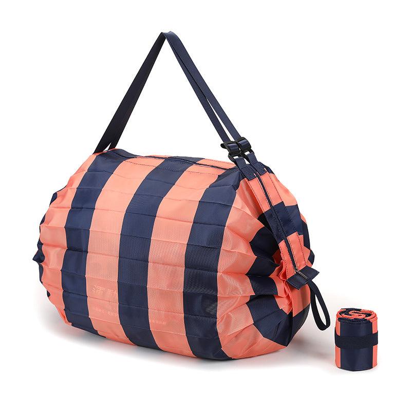 Foldable Waterproof Shopping Bags with Handles - Large Capacity Travel Duffel