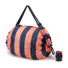 Foldable Waterproof Shopping Bags with Handles - Large Capacity Travel Duffel