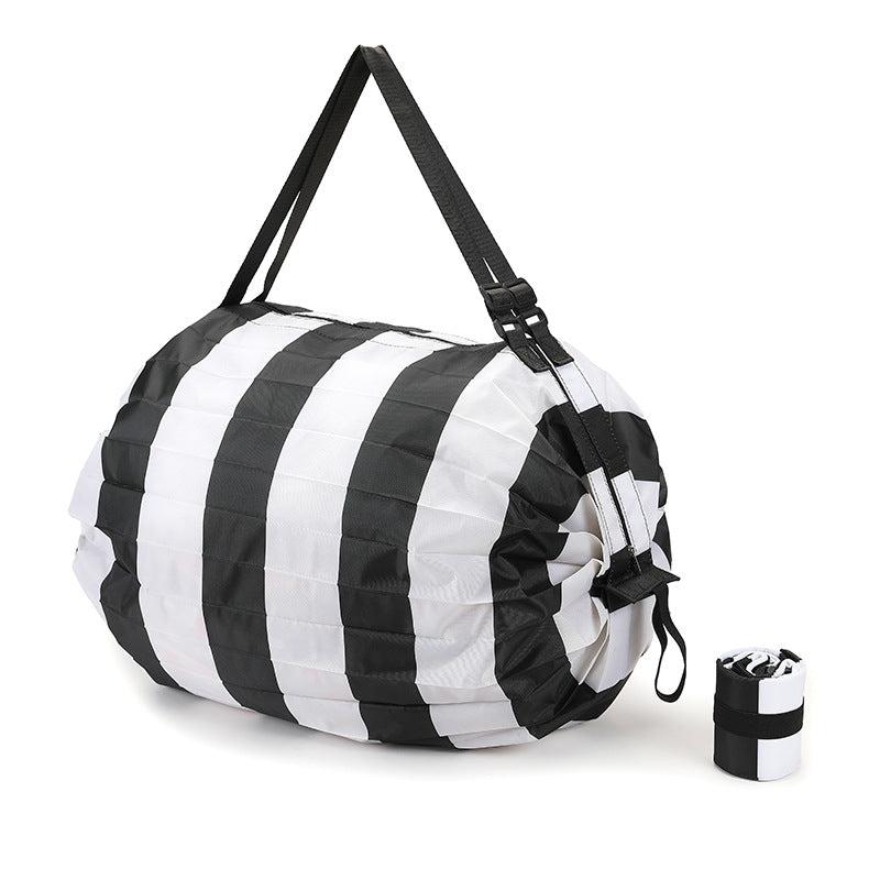 Foldable Waterproof Shopping Bags with Handles - Large Capacity Travel Duffel