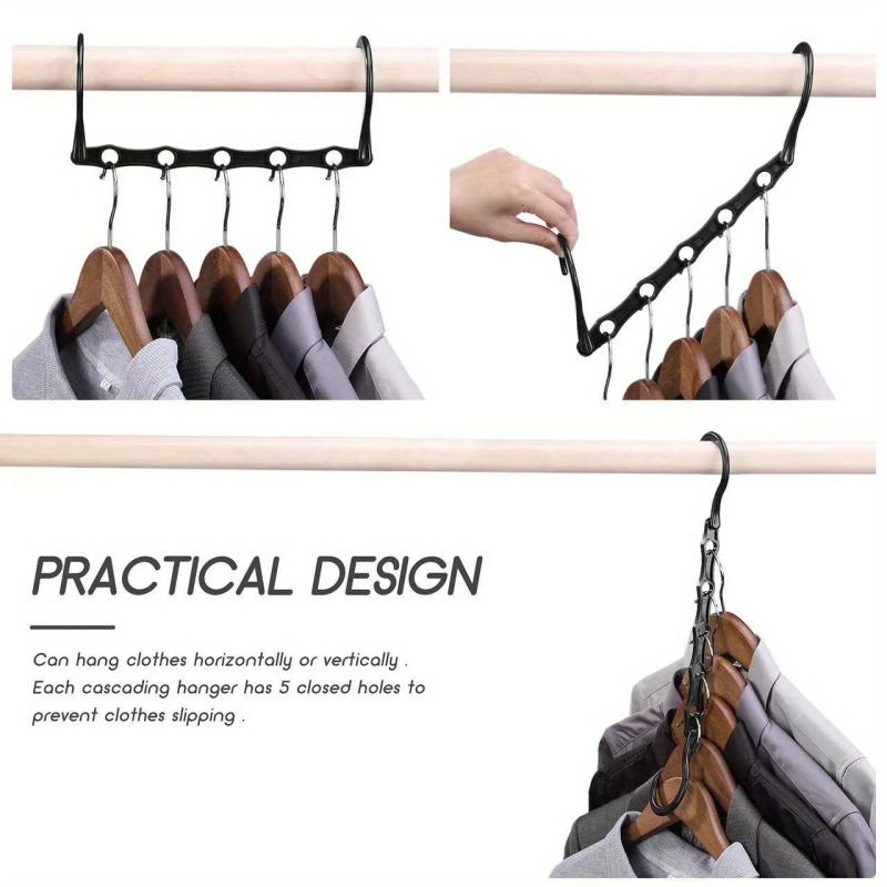 Magic Hangers Space Saving Hangers Closet Organizer for Heavy Clothes