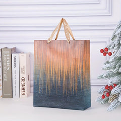 12pcs Vertical Bar Style Craft Gift Bag Medium Size