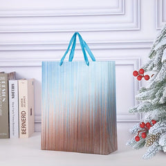 12pcs Vertical Bar Style Craft Gift Bag Medium Size