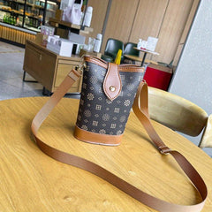 Women's Floral Buckle French Fries Bag Vertical Mobile Phone Bag