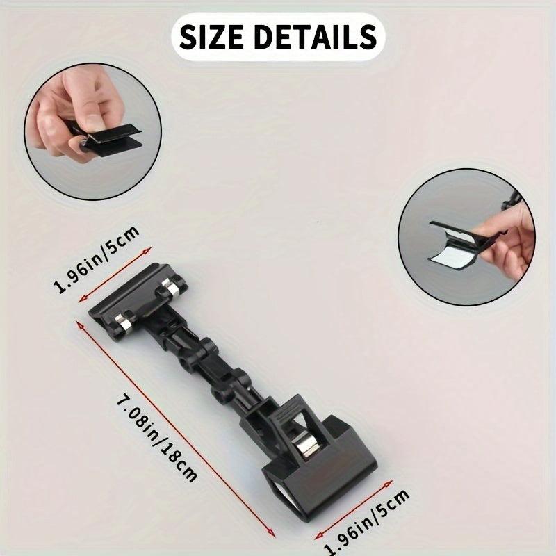 10pcs Shelf Label Fixing Clips, 360 Degree Rotating Shelf Clips in 5 Colors