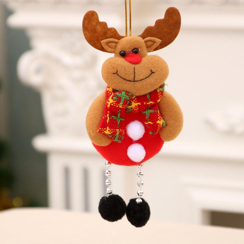 DIY Happy Year Christmas Ornaments Xmas Gift Santa Claus Snowman Tree Pendant