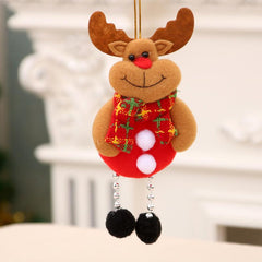 DIY Happy Year Christmas Ornaments Xmas Gift Santa Claus Snowman Tree Pendant