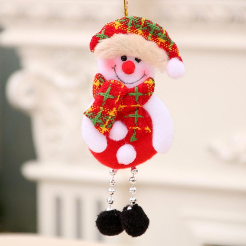 DIY Happy Year Christmas Ornaments Xmas Gift Santa Claus Snowman Tree Pendant