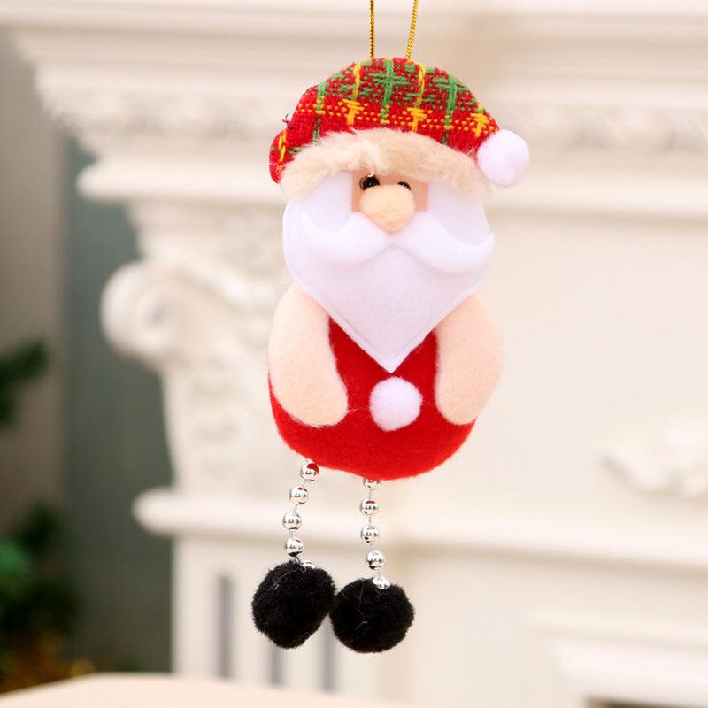 DIY Happy Year Christmas Ornaments Xmas Gift Santa Claus Snowman Tree Pendant