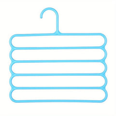 3pcs Five Layer Pants Rack Wardrobe Hanger Pants Storage