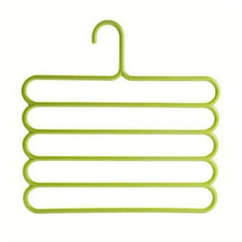 3pcs Five Layer Pants Rack Wardrobe Hanger Pants Storage