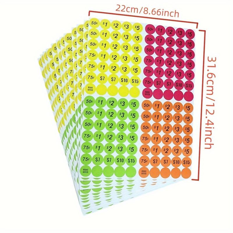 3pcs Bright Garage Label Sticker for Yard