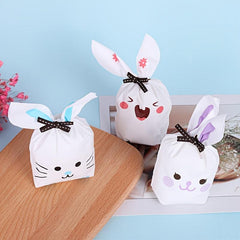 50pcs Rabbit Ear Gift Bags for Weddings Candy Storage
