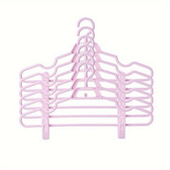 5pcs Clothes Hanger Clip Pants Holder Anti Slip T Shirt Jeans Rack