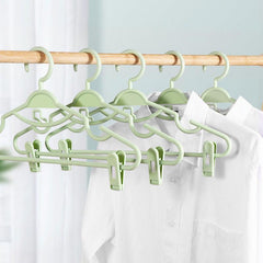 5pcs Clothes Hanger Clip Pants Holder Anti Slip T Shirt Jeans Rack