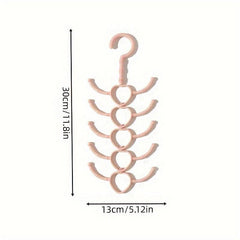 2pcs Rotatable Hanging Clothes Rack 10 Claw Purpose Coat Rack 29 13 0cm