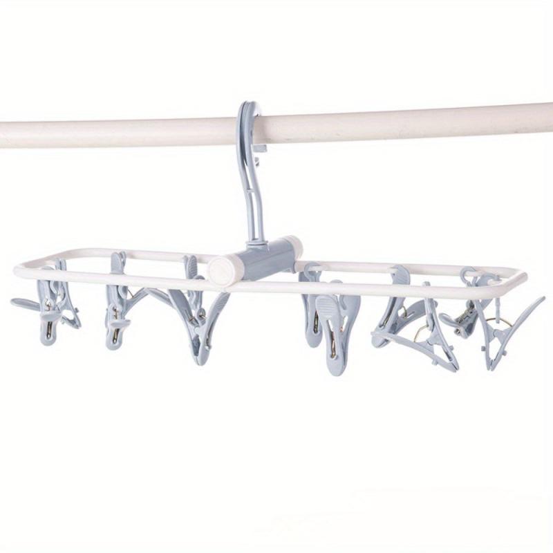 12-Clip Folding Clothes Rack Hanger