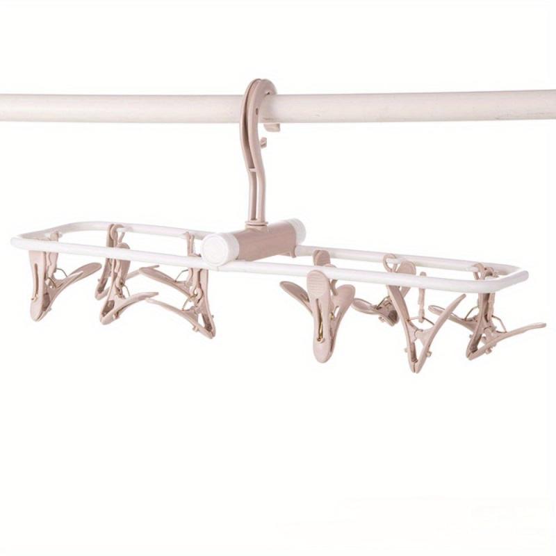 12-Clip Folding Clothes Rack Hanger