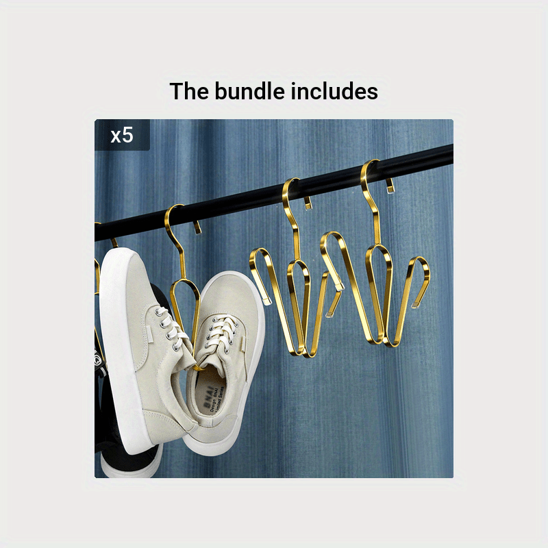 Stainless Steel Shoe Hooks Balcony Hanger