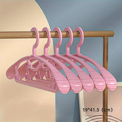 4pcs Non Marking Clothes Rack Household Plastic Organizer Rack