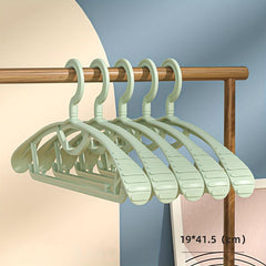 4pcs Non Marking Clothes Rack Household Plastic Organizer Rack