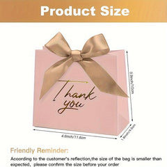 10pcs Pink Gift Bags Bulk Party Shopping Retail Merchandise Favor