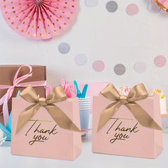 10pcs Pink Gift Bags Bulk Party Shopping Retail Merchandise Favor