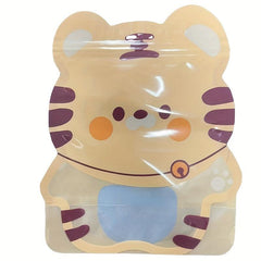 10pcs Animal Pattern Zip Lock Storage Bags