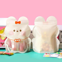 10pcs Animal Pattern Zip Lock Storage Bags