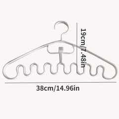 Wave Hanger Storage Racks - Ideal for Underwear & Sling Storage in Hotels