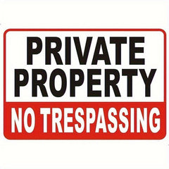 Easy-to-Read Outdoor Home Safety Sign - Doorstep Decoration