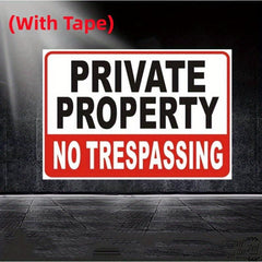 Easy-to-Read Outdoor Home Safety Sign - Doorstep Decoration