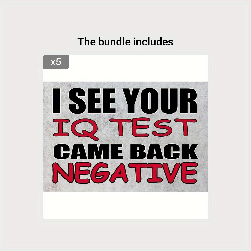Tactical Funny IQ Test Sign Wall Decor Man Cave Bar Sarcastic Signs