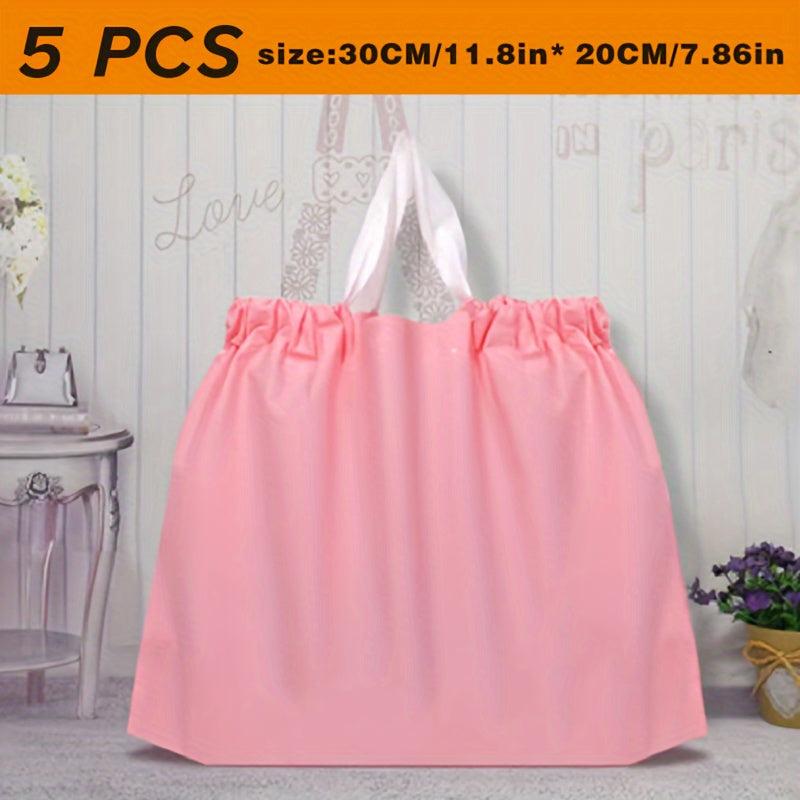 Light pink Thickened Christmas Gift Bag Catering Bakery Outside Party Bag