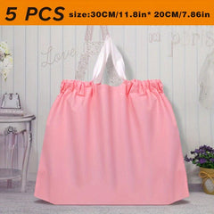 Light pink Thickened Christmas Gift Bag Catering Bakery Outside Party Bag