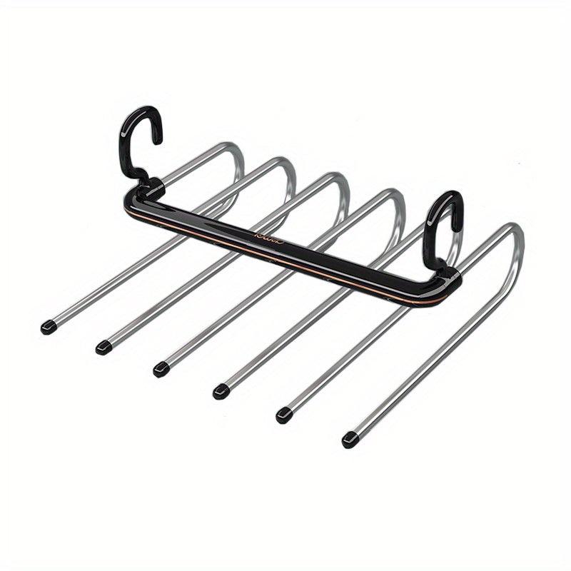 Folding Trouser Hanger with Non-Slip Pants Storage