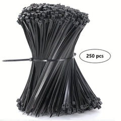 250pcs 500pcs Heavy Duty Cable Zip Ties 20 Plastic Wire Ties Self-Locking Nylon