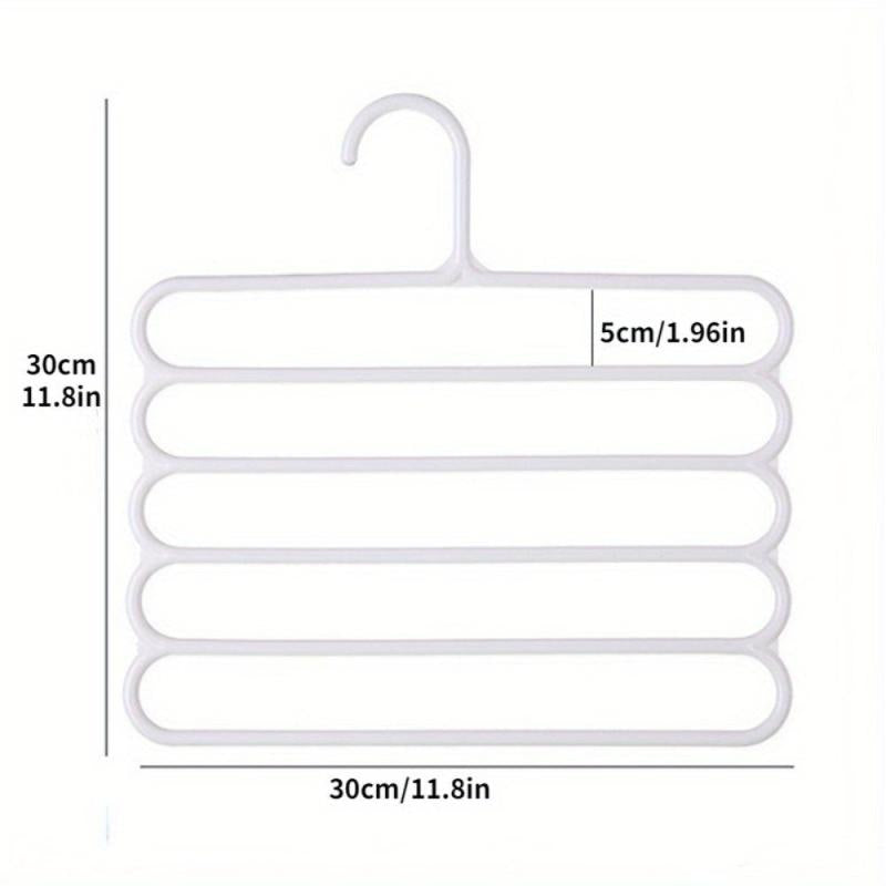 3pcs Multifunctional Five Layers Pants Rack Clothes Household Storage Tool