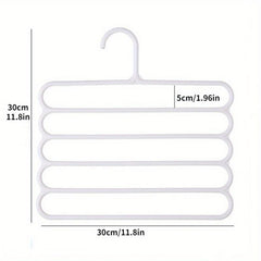 3pcs Multifunctional Five Layers Pants Rack Clothes Household Storage Tool