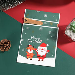40pcs Mixed Christmas Gift Bags Drawstring Safe Fruit Packaging Party Candy Bags