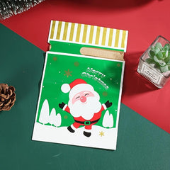40pcs Mixed Christmas Gift Bags Drawstring Safe Fruit Packaging Party Candy Bags