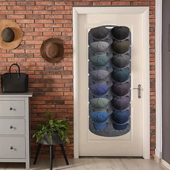 Baseball Hat Rack Organizer for 7 Hats, Bag Storage, Retail Stores