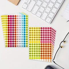 5pcs Bright Garage Sticker Round Labels for Market Yard Business Supplies