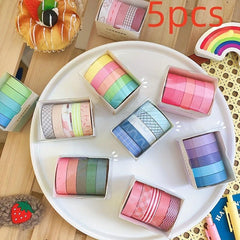 Moon Star Tape Set Decoration Sticker Scrapbooking Diary
