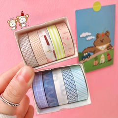 Moon Star Tape Set Decoration Sticker Scrapbooking Diary