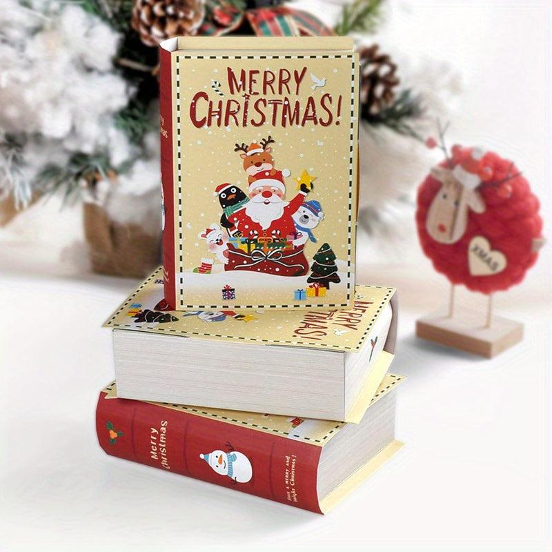 Christmas Gift Box - Santa Claus Print Candy Box