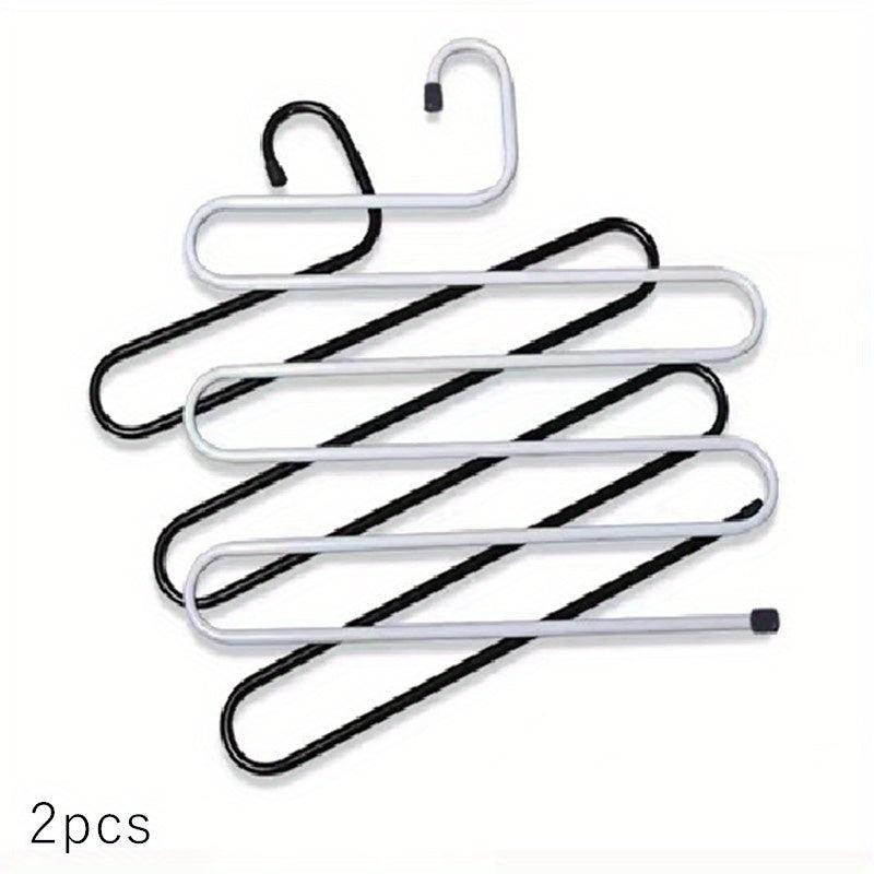 Stainless Steel Pants Rack S-shaped Clip Hanger
