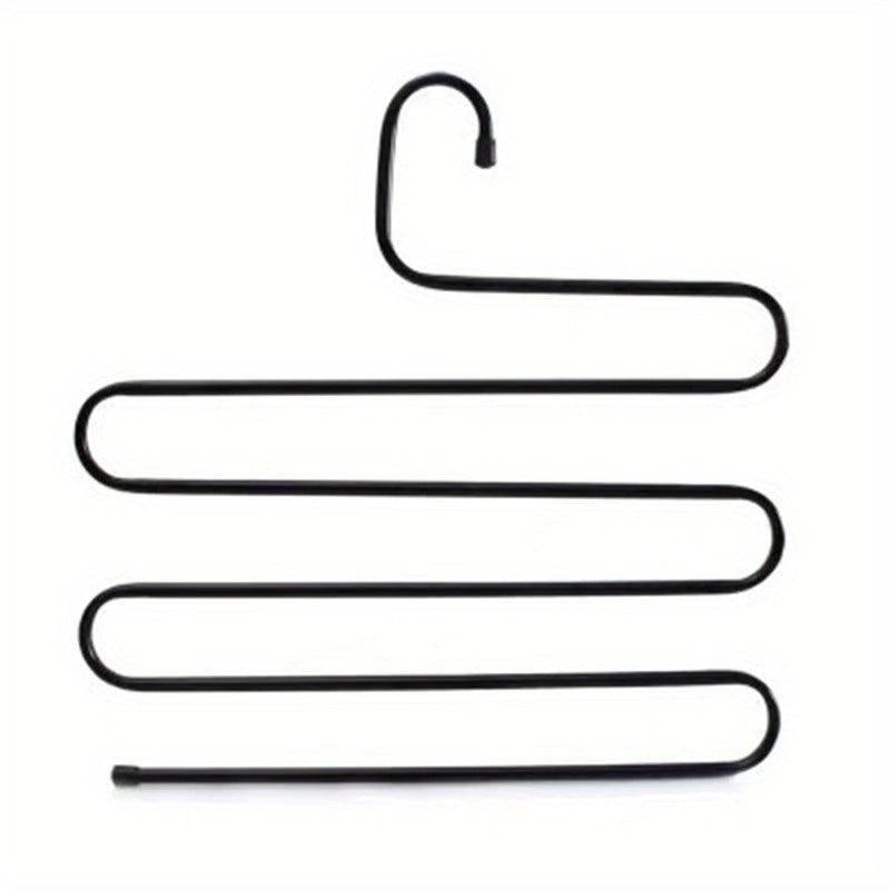 Stainless Steel Pants Rack S-shaped Clip Hanger