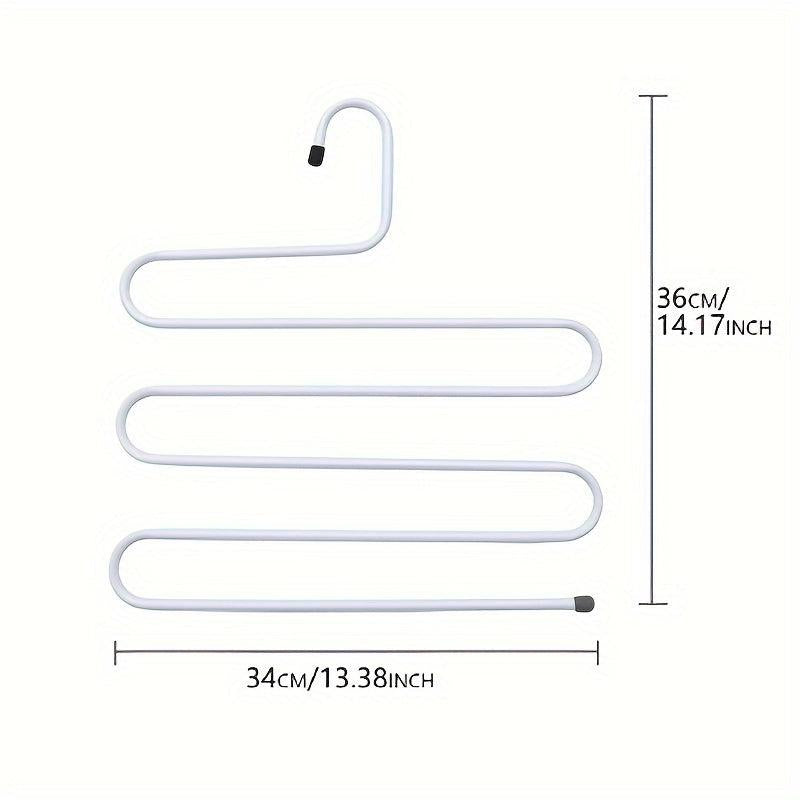 Stainless Steel Pants Rack S-shaped Clip Hanger